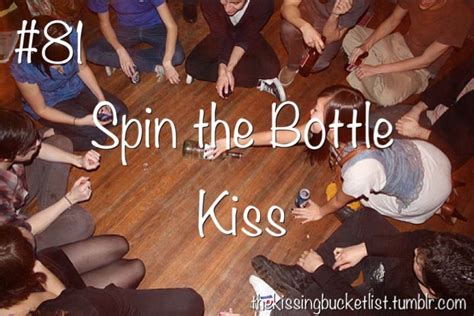 spin the bottle with kissing